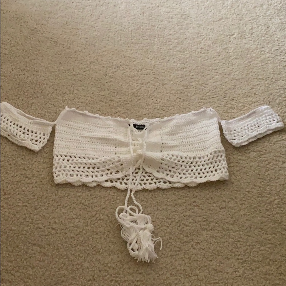 crocheted top